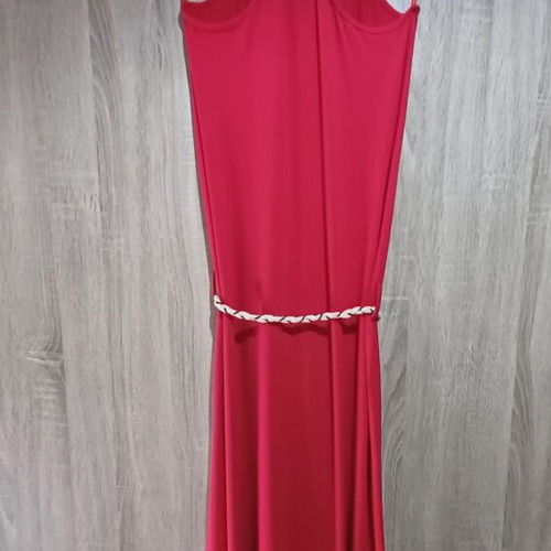 Voice women's long red dress one size like new