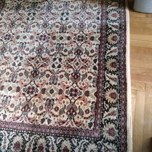 Vintage wool rug 2.55 x 1.55 Biokarpet