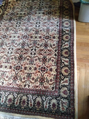Vintage wool rug 2.55 x 1.55 Biokarpet