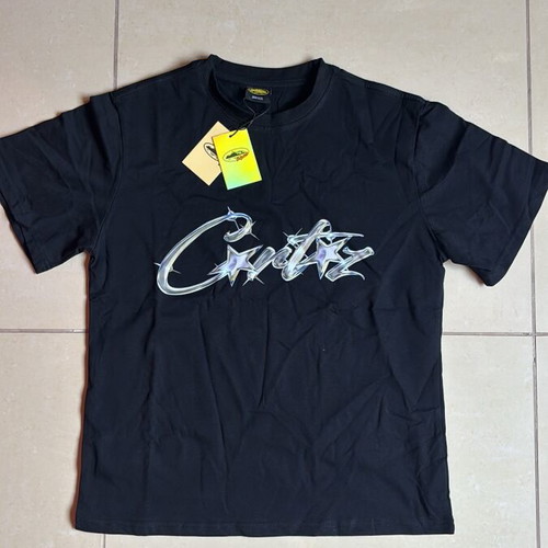 Corteiz Alcatraz Sparkle T-Shirt new, size S black
