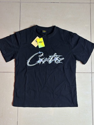 Corteiz Alcatraz Sparkle T-Shirt new, size S black