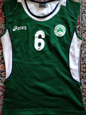 Panathinaikos A.O. Women's Volleyball Jersey like new ASICS