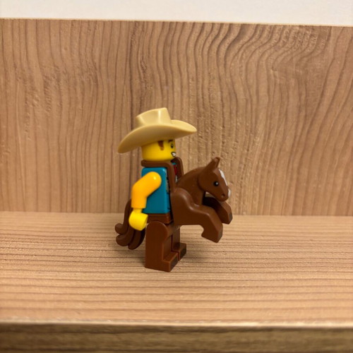 Lego figure Cowboy costume guy used from CMF series 18