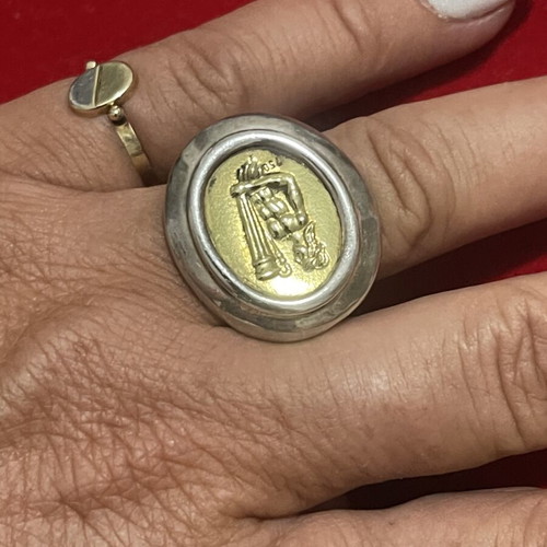 Ring Asimochryso 925 750 LALAOUNIS used, size 54