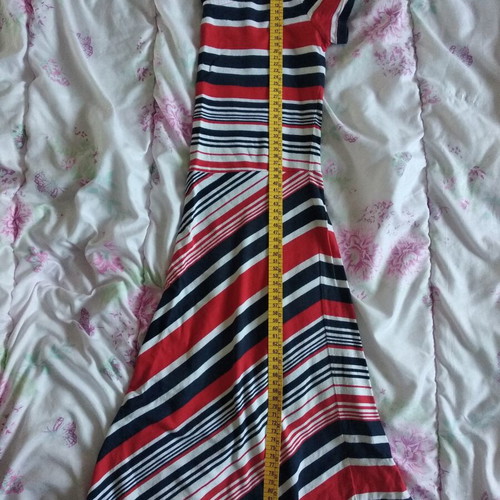 Esmara striped dress like new, size S, blue and red