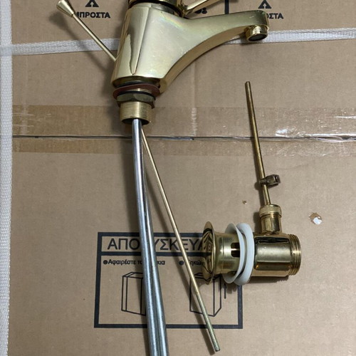 Ib-rubinetterie vintage sink faucet like new, brass