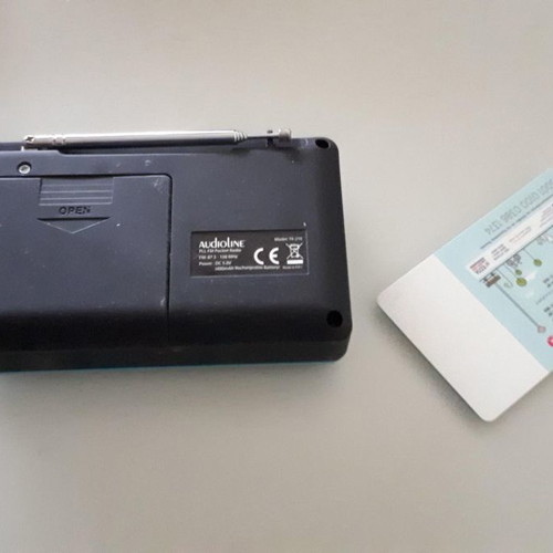 Audioline digital radio used