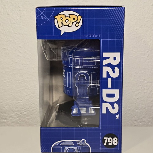 Funko POP! Star Wars R2-D2 Blueprint #798 like new