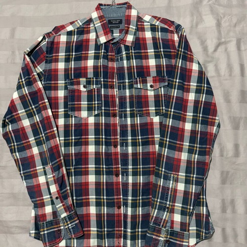 Zara Man Tartan Plaid Shirt Medium used