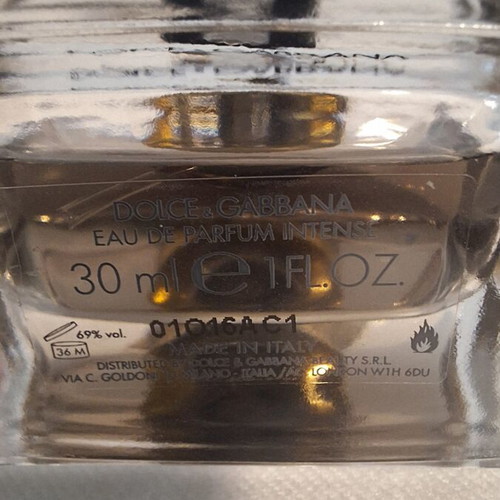 D&G Q Intense Eau de Parfum 30ml used