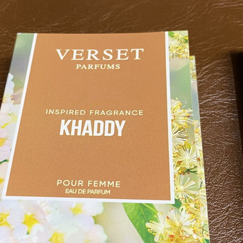 Verset Parfums tester set of 3 Eau de Parfum samples new