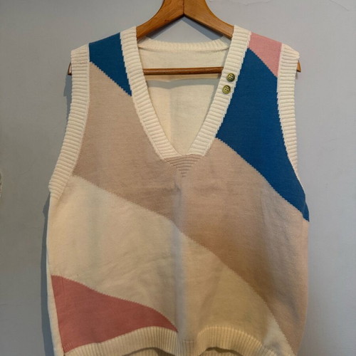Colorful cardigan new, size XL