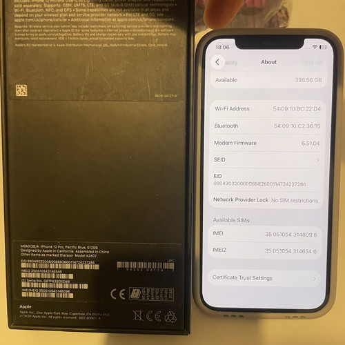Apple iPhone 12 Pro 512GB smartphone