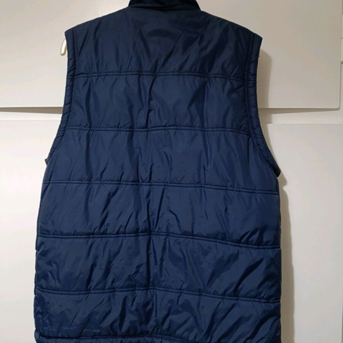 Men's sleeveless jacket Zakcret blue like new, size L