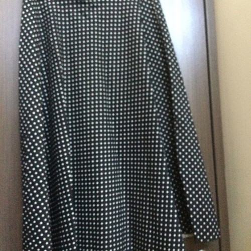 Midi polka dot skirt like new, black and white, size M