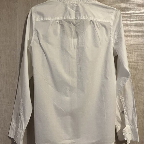 Gap white blouse shirt size XS used with neck details