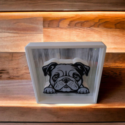 Table decor French Bulldog 3d printed new