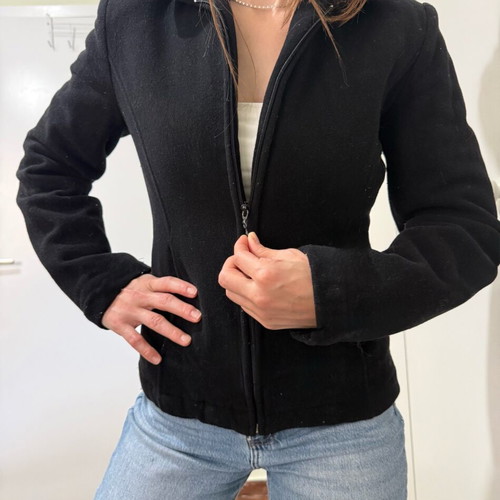 Wool jacket Toi&Moi black used, size S