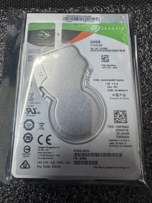 Seagate FireCuda 500GB Hybrid SSHD καινούργιο