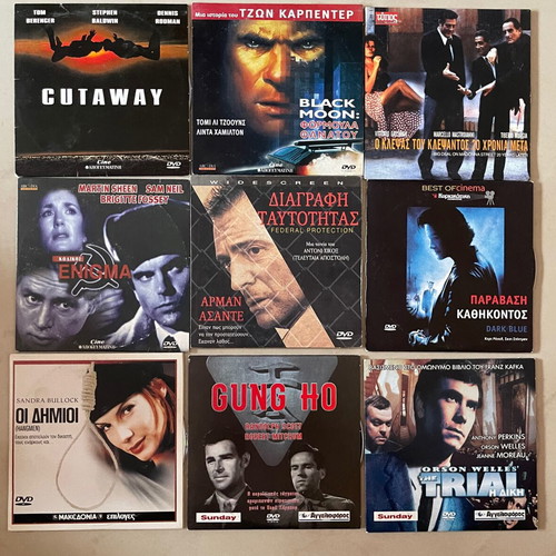 9 Action and Adventure DVDs with Subtitles