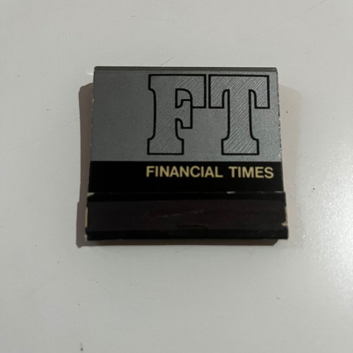 Financial Times vintage matchbox used