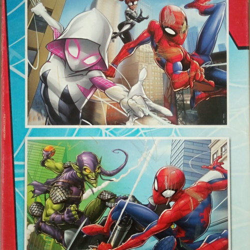 Monsieur Madame and Marvel Spider-Man children's puzzles like new