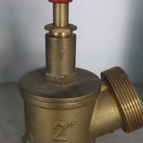Angle valve 2" new with valve for fire hose connection