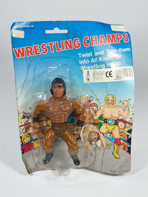 Vintage Wrestling Champs bootleg φιγούρα WWF/WWE MOC