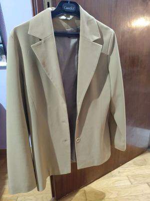 Επίσημο καφέ σακάκι μεταχειρισμένο μέγεθος medium