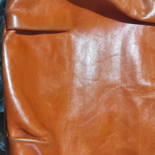 THE BRIDGE vintage shoulder bag used, orange leather