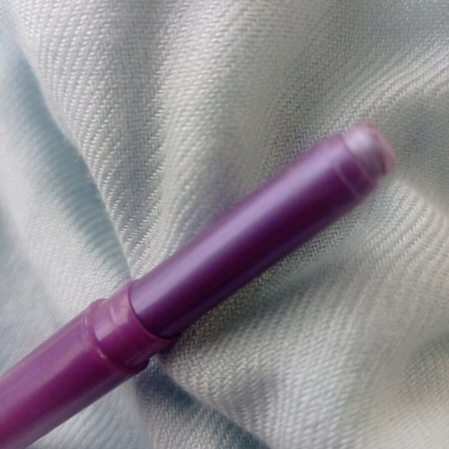 Avon purple metallic eyeshadow used