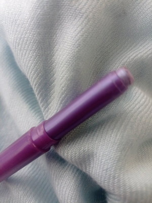 Avon purple metallic eyeshadow used