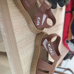 Plastic sandals size 26 new, brown