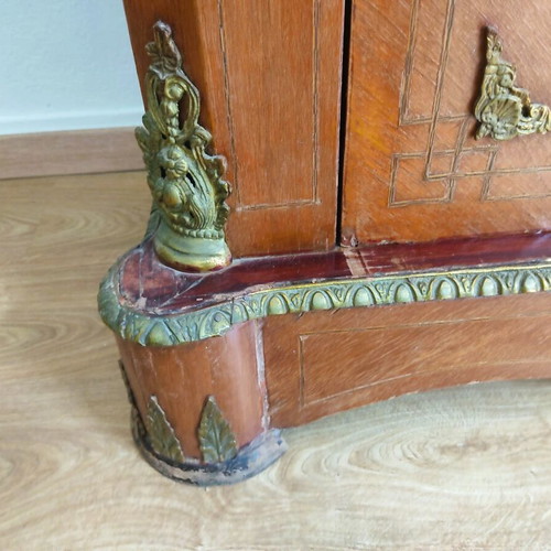 Antique Louis French Bayou Buffet used with marble