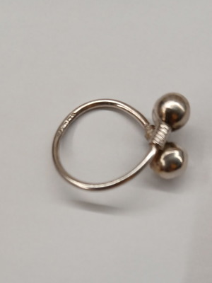 Silver ring 925 with adjustable size like new