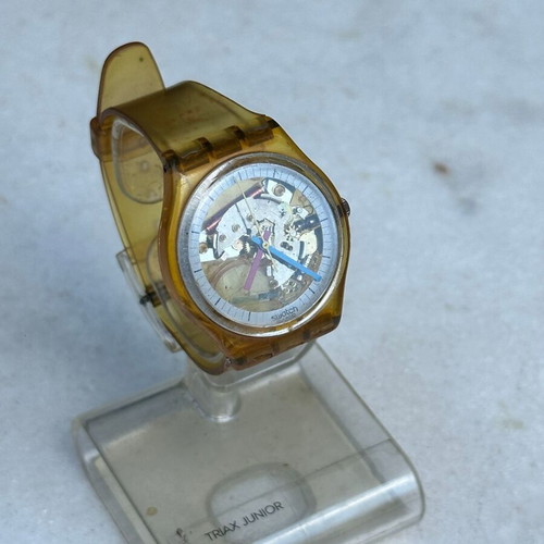 Swatch Jelly Fish GK100 1985 watch used, working, needs repair