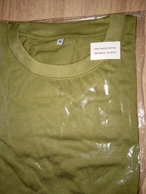 Greek New Type Camouflage XL with 2 T-Shirts new