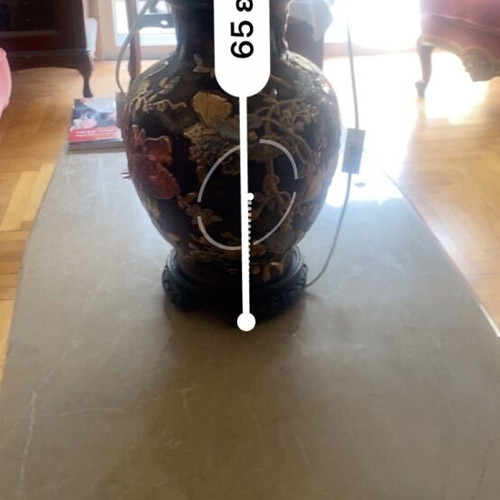 Table lamp Chinese style used with small base defect