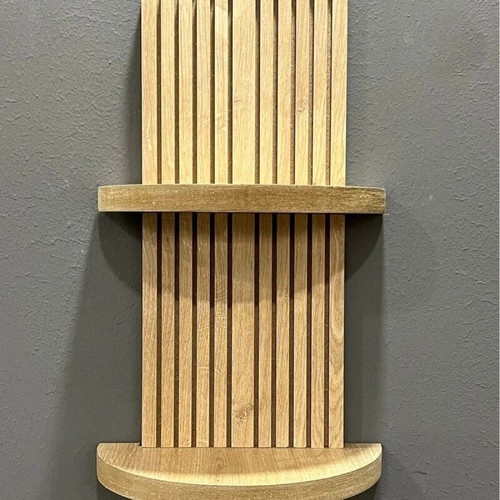 Oak wall shelf new, decorative 54x16 cm