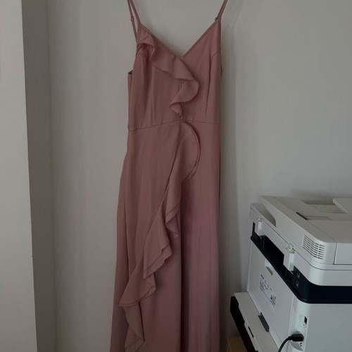 Pretty Little Thing midi summer dress like new, pink-purple