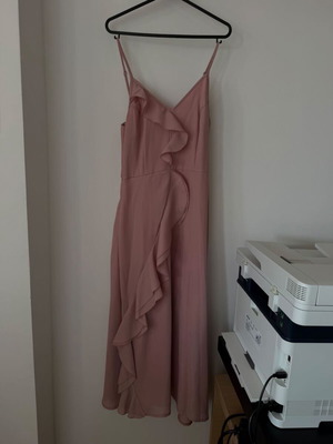 Pretty Little Thing midi summer dress like new, pink-purple