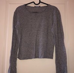 Grey Zara blouse used, size M