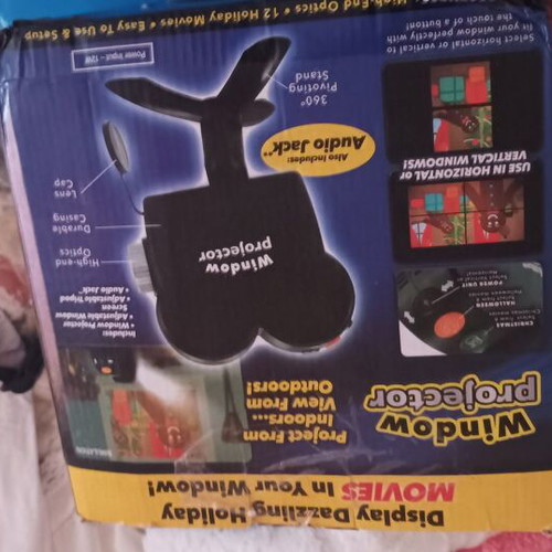Window Projector new, with adjustable screen and tripod