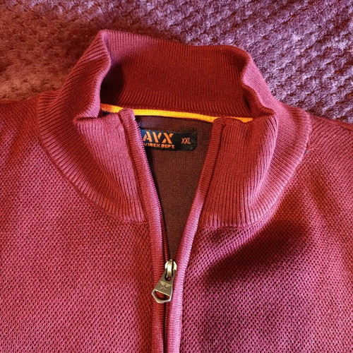 Men's cardigan XL new, bordeaux