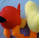 Angry Birds stuffed bears like new