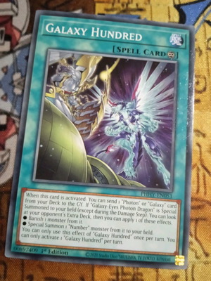 Galaxy Hundred μεταχειρισμένη Continuous Spell κάρτα Yu-Gi-Oh!