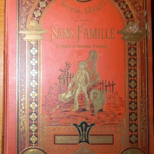 Sans famille used French book by Hector Malot 1923 edition