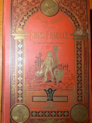 Sans famille used French book by Hector Malot 1923 edition