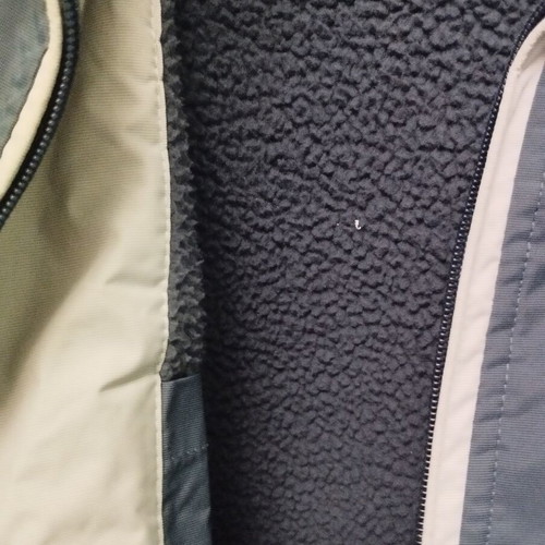 Men's jacket with fleece used, size L, blue