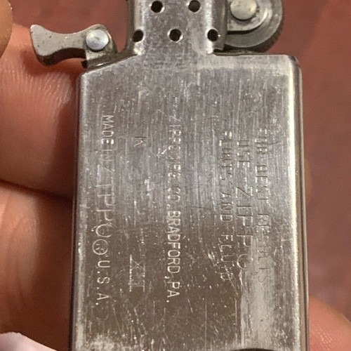 Zippo lighter used, old and functional